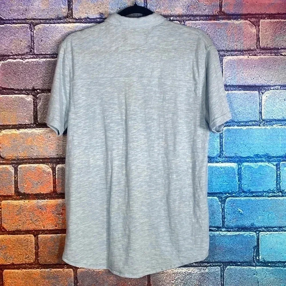 Lucky Brand Men’s Casual Button Down Shirt Blue Medium - Picture 8 of 8